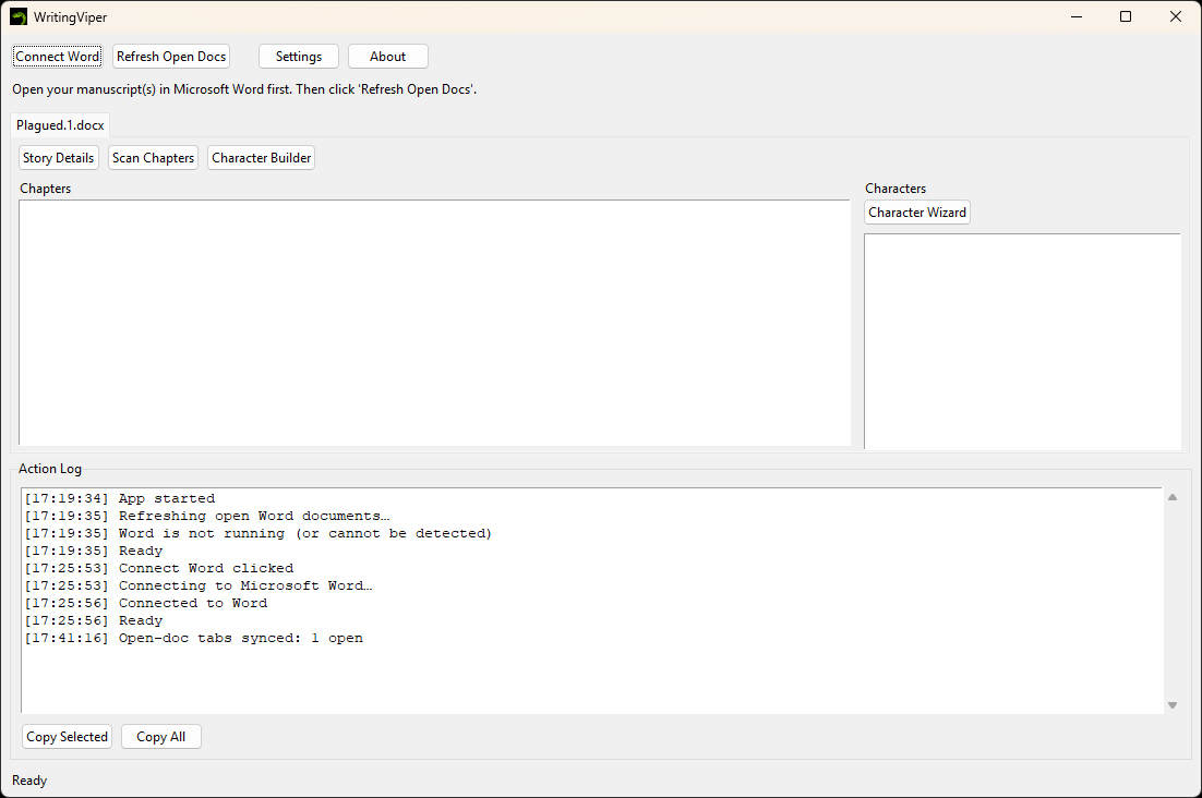 WritingViper finds a document